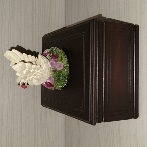 Vintage RARE 1984 Enesco Swan Musical Jewelry Box - Picture 5 of 8